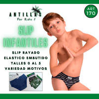 ANTILLAS SLIP INFANTIL RAYADO 